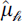 Mathematical equation: $$ {\hat{\mu}}_{\mathcal{h}} $$